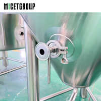 Cuve de Fermentation Conique 200L pour Bière, Unitank, Cuve de Fermentation à Enveloppe Glycolée, Équipement de Microbrasserie, Fermenteur de Bière