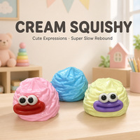 Nouvelle Boîte Mystère de Jouets à Presser en Blocs de Construction, Texture Croustillante et Moelleuse, avec Expressions Amusantes, Anti-stress, Vente en Gros pour Cadeaux de Fête