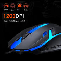 wired optical computer OEM customized 7 RGB lights USB gaming mouse mice raton for desktop notebook laptop