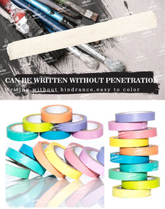 TAPEMAN UV resistente a la temperatura adhesivo blanco <span class=keywords><strong>Creper</strong></span> papel cinta adhesiva de pintor para pintura del hogar - Product Image 6