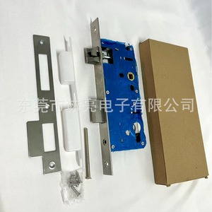 กุญแจล็อคอัจฉริยะ Qleung 6085 ตัวล็อคสแตนเลส พร้อมระบบสแกนลายนิ้วมือและรหัสผ่าน เพื่อความปลอดภัยของประตู - Product Image 1