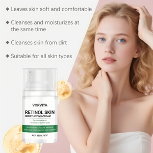 Crème <span class=keywords><strong>hydratante</strong></span> au rétinol de haute qualité, vitamine E, crème anti-âge anti-rides, crème pour le visage au rétinol, 50 g - Product Image 6