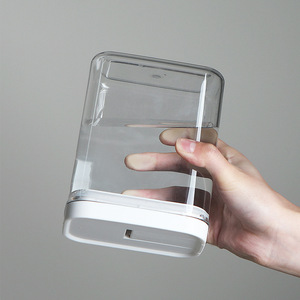 DLL198-cajas herméticas de almacenamiento de alimentos para mascotas, latas selladas de plástico, contenedores transparentes para cereales y alimentos - Product Image 4
