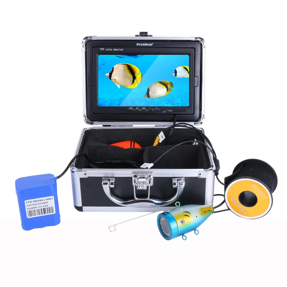 Portátil de boa qualidade Fish Finder Camera Alta Resolução 7 ''TFT LCD Monitor 15/30/50M Selected Fish Finder Camera Ou Pesca