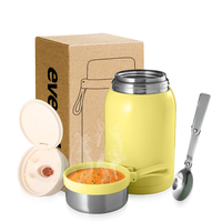 Boîte à lunch isotherme Everich pour aliments chauds, en acier inoxydable, sous vide, pour enfants