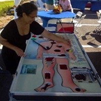 Jeu de chirurgie de carnaval, jeu de compétences interactif en métal, jeu d'opération électrique pour parc de trampoline, installations de divertissement intérieures