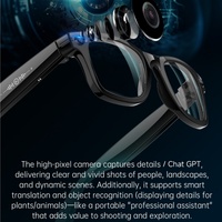 Gafas inteligentes W620PRO de 13MP con cámara de la más alta definición 4K, gafas con lentes fotocromáticas, gafas con IA para hombre