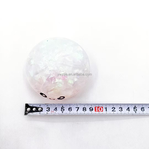 ของเล่นบีบลดความเครียดรูปซาลาเปาเคลือบกลิตเตอร์แบบใหม่ กล่องสุ่ม ของเล่นบีบคลายเครียด ของเล่นสัมผัส อาหารจำลอง บีบเล่นได้ - Product Image 6
