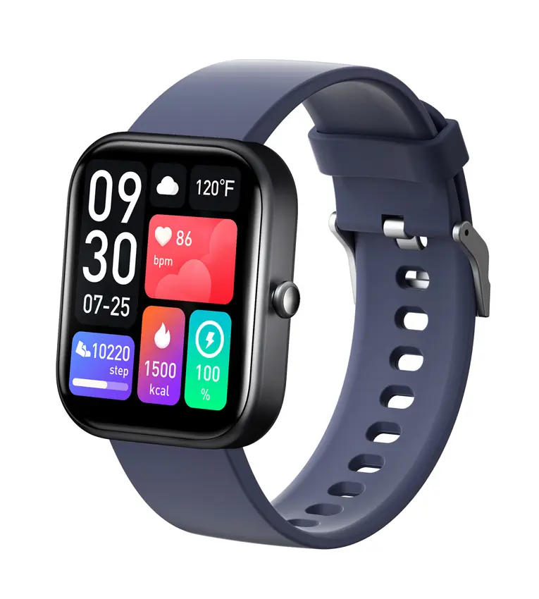 Gts5 jam tangan pintar pria, jam tangan pintar Digital melengkung 3D 2023 fungsi panggilan mode 100 satu ketuk Sos musik + mode olahraga