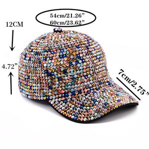 Cappellino da Baseball Multicolore Omens con Ricamo Floreale di Strass Lucidi, Regolabile per Vendita all'Ingrosso, Ideale per Uso Quotidiano e Casual all'Aperto - Product Image 6
