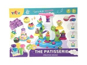 アイスクリームプレイ生地ツールセットキット子供用ステム玩具キッチンプレイドークリエーションマシンメーカープレイ生地玩具カラークレイセット - Product Image 4