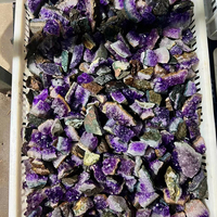 En vrac En Gros Naturel Reiki Rock Améthyste Cluster Guérison Brut Unique Améthyste Géode Cristal Cluster à Vendre