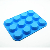 Moule à gâteau en silicone de 12 cavités, 12 tasses, plateau de cube de glace, ustensiles de cuisson
