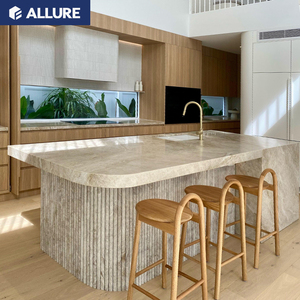<span class=keywords><strong>Cuisine</strong></span> <span class=keywords><strong>Moderne</strong></span> Allure : Armoire de <span class=keywords><strong>Cuisine</strong></span> Professionnelle en Chêne Chaud, Conception Personnalisée pour Villa en Australie - Product Image 1