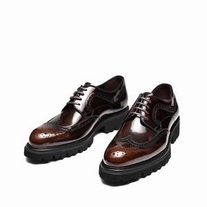 Chaussures habillées décontractées pour hommes, nouveau style luxueux et tendance, grandes tailles, bout rond, en cuir véritable - Product Image 4