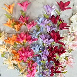 Low Price Handmade Biomimetic Nature Party Decorate Flowers Real Touch Artificial Orchids