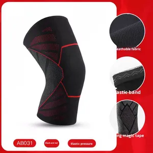 Ginocchiere Sportive Elastiche in Nylon Traspirante con Gel per Basket e Fitness, Protezione Completa - Product Image 4
