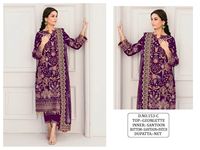 Georgette de nouvelle collection avec broderie séquentielle Costume de designer pakistanais à prix d'exportation du fournisseur indien