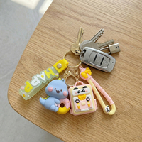 Porte-clés Panda Mignon, Pendentif de Sac d'École, Souvenir Personnalisé DIY en PVC 3D Léger, Petit Cadeau pour Activités Étudiantes, Vente en Gros