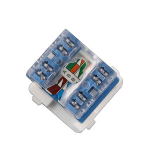 Australië Type <span class=keywords><strong>Clipsal</strong></span> RJ45 180 Graden Utp <span class=keywords><strong>CAT6</strong></span> 8P8C Krone Modulaire Netwerk Keystone Jack - Product Image 5