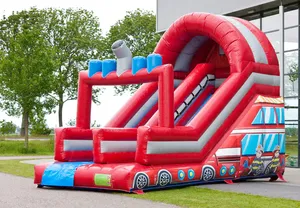 Tobogán Inflable con Forma <span class=keywords><strong>de</strong></span> Camión, <span class=keywords><strong>Castillo</strong></span> Inflable con Tobogán Seco para Niños - Product Image 2