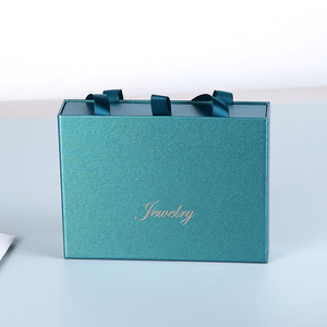 Custom Mini Travel Eco pink Cardboard Thin Drawer Rectangle <strong>Jewelry</strong> Paper <strong>Box</strong> Ring Earing Necklace with Handle for <strong>Uk</strong> - Product Image 2