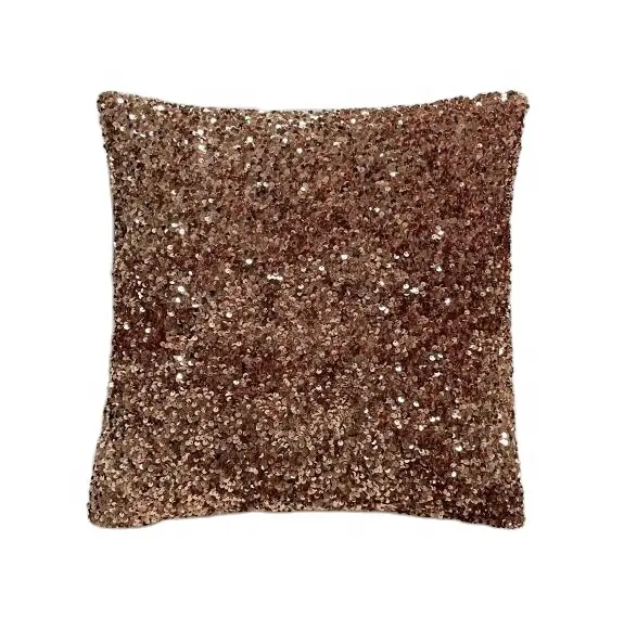 Glittering Sequins Throw Pillow Cover Decor 16x16 Cushion Cover Modern Sofa Square Sequins Luxury Christmas Pillow Covers