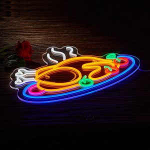 Grilled Chicken Letreros Neon LED dimmable USB powered ambient <b>light</b> store <b>window</b> decoration <b>light</b> street indicator <b>light</b> 5v - Product Image 5