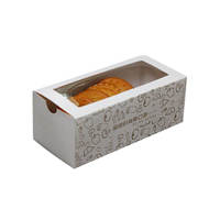 Personnalisé Eco Recycler Cadeau Alimentaire Biscuit Pâtisserie Boîtes d'Emballage avec Fenêtre Biscuit Doux Papier d'emballage Boîte à Biscuits