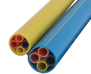 Conducto de Fibra Óptica Multivía de HDPE con Núcleo de Silicona, Sistema de Tubería Subterránea para Cable de Fibra Óptica Soplada FTTH de 4 y 7 Vías - Product Image 3