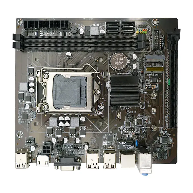 공장 가격 H61 PC 마더 보드 지원 셀러론/펜티엄/코어 LGA1155 프로세서 듀얼 채널 DDR3 16GB (HDMI 마더 보드 포함)