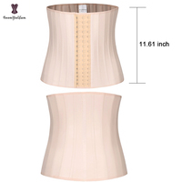 Private Label Colombiens Cinchers Fajas Gym Corsets Latex Lisse Gaines 25 Acier Os Taille Formateurs et Shape Wear