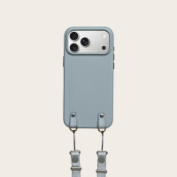 Casing Kulit Nappa Logo Kustom untuk iPhone 17 Series, Model Selempang OEM dengan Tali Lepas Pasang dan Lanyard