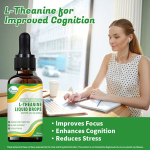 OEM/ODM <span class=keywords><strong>l</strong></span>-<span class=keywords><strong>theanine</strong></span> tetesan cairan dukungan suasana hati untuk orang dewasa & anak-anak suplemen fokus dukungan tidur alami - Product Image 6