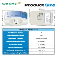 Protecteur de surtension et de sous-tension monophasé 12A pour l'Amérique du Sud – Protection de tension pour climatiseur domestique