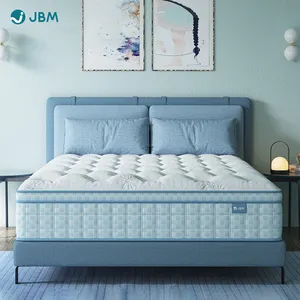 低过敏流行风格乳胶OEM/ODM袋装弹簧床床垫盒装卷床垫盒装床垫