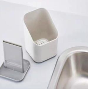 Caja de Almacenamiento Portátil de Plástico para Cubiertos, Cuchara, Tenedor, Cuchillo, Palillos, Organizador de Cocina de 2 Niveles con Drenaje - Product Image 2