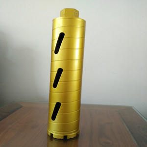 Diamond Tipped Large Hole Core Bit Hex Shank Dry Cooling For Concrete And Masonry Drilling - Product Image 1