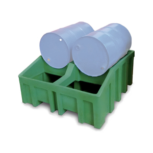 Tanque de muestreo Carvel 1320x1370x610mm para 2 bidones que contienen líquidos peligrosos, capacidad 450lt - Product Image 1