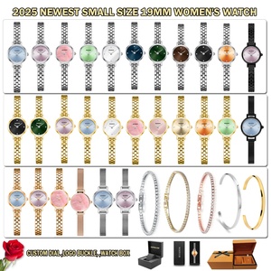 Reloj de Cuarzo para Mujer de Alta Calidad, Personalizado, de Lujo, OEM, con Correa de Acero Inoxidable, Estilo Ejecutivo y Moderno, Caja Nueva con Cierre de Hebilla y Puntero - Product Image 6
