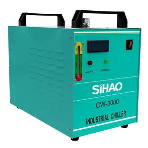 Latest Air-Cooled Water Chiller with 220V Engine Pump Home Use Manufacturing Plant Retail Available Colorful Choices Discounts