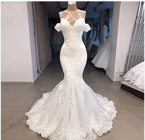 Robes de mariée idéales pour les mariages à l'<span class=keywords><strong>église</strong></span>, les mariages sur la plage, les cérémonies dans les jardins, les réceptions formelles, au design intemporel, assorties aux thèmes de <span class=keywords><strong>mariage</strong></span>, accompagnées de voiles - Product Image 2