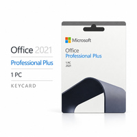 Logiciel de productivité Office 2021 Professional Plus, boîte de vente au détail USB, pour documents et présentations, activation en ligne mondiale
