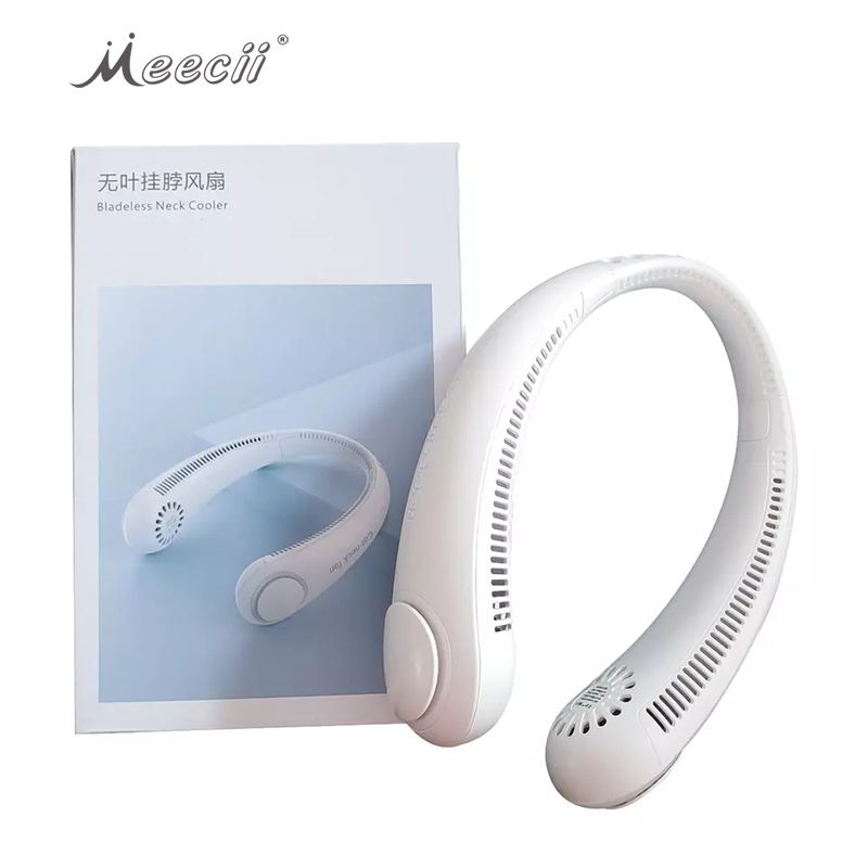 Высококачественный подвесной кулер для шеи «свободные руки», безлопастный спортивный кулер с шейным ободом, перезаряжаемый бесшумный подвесной вентилятор для шеи без листьев