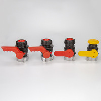 Vanne papillon S100 * 8 femelle à mâle DN80 OEM pris en charge pour une application générale pour l'accouplement de réservoir de conteneur IBC