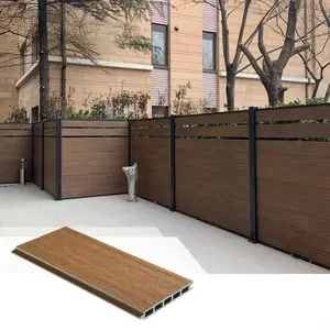 Palisade Constructiondecking Energizer Waterproof Wood Plastic Composite 3D Wood Grain Wpc Fence