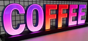 Letras Acrílicas Personalizadas con Iluminación LED, Letrero 3D para Decoración <span class=keywords><strong>de</strong></span> Restaurantes, Bares y Discotecas - Product Image 2
