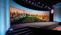 Module d'affichage LED flexible à écran incurvé TRT intérieur P2/P2.5/P3.076 4K HDR10+ 3840HZ Haute Qualité pour la Publicité