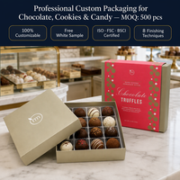 Boîte cadeau vide pour bonbons, emballage de chocolat, avec plateau, boîte en papier et en carton