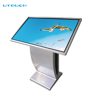4K LCD IR Quảng Cáo Hiển Thị Tương Tác Màn Hình Cảm Ứng Hiển Thị Cảnh Quan 55Inch Kiosk - Product Image 1